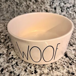 Rae Dunn WOOF Pet Bowl